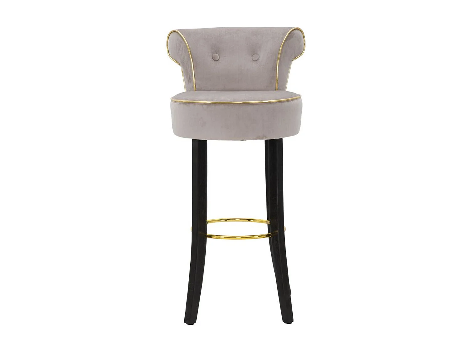 Hoher Hocker VKH441, Grau, 46x48x96 cm, Kendra Home