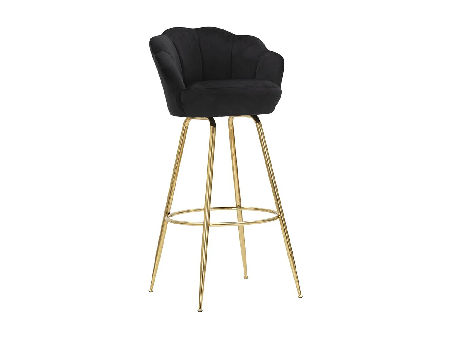 Hoher Hocker VKH452, Schwarz, 55x53x110 cm, Kendra Home