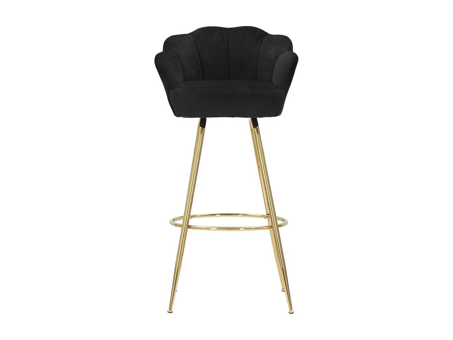 Hoher Hocker VKH452, Schwarz, 55x53x110 cm, Kendra Home