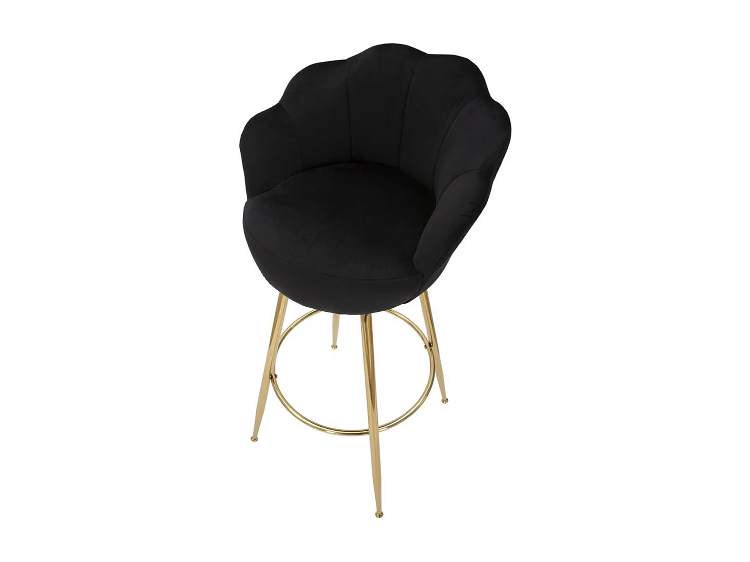 Hoher Hocker VKH452, Schwarz, 55x53x110 cm, Kendra Home