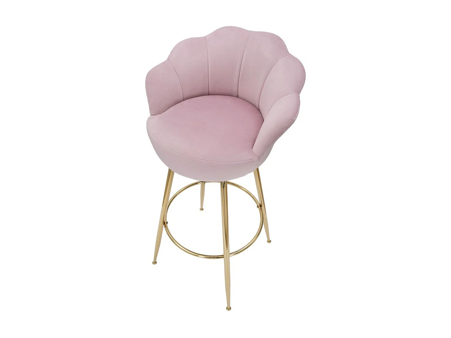 Hoher Hocker VKH453, Rosa, 55x53x110 cm, Kendra Home