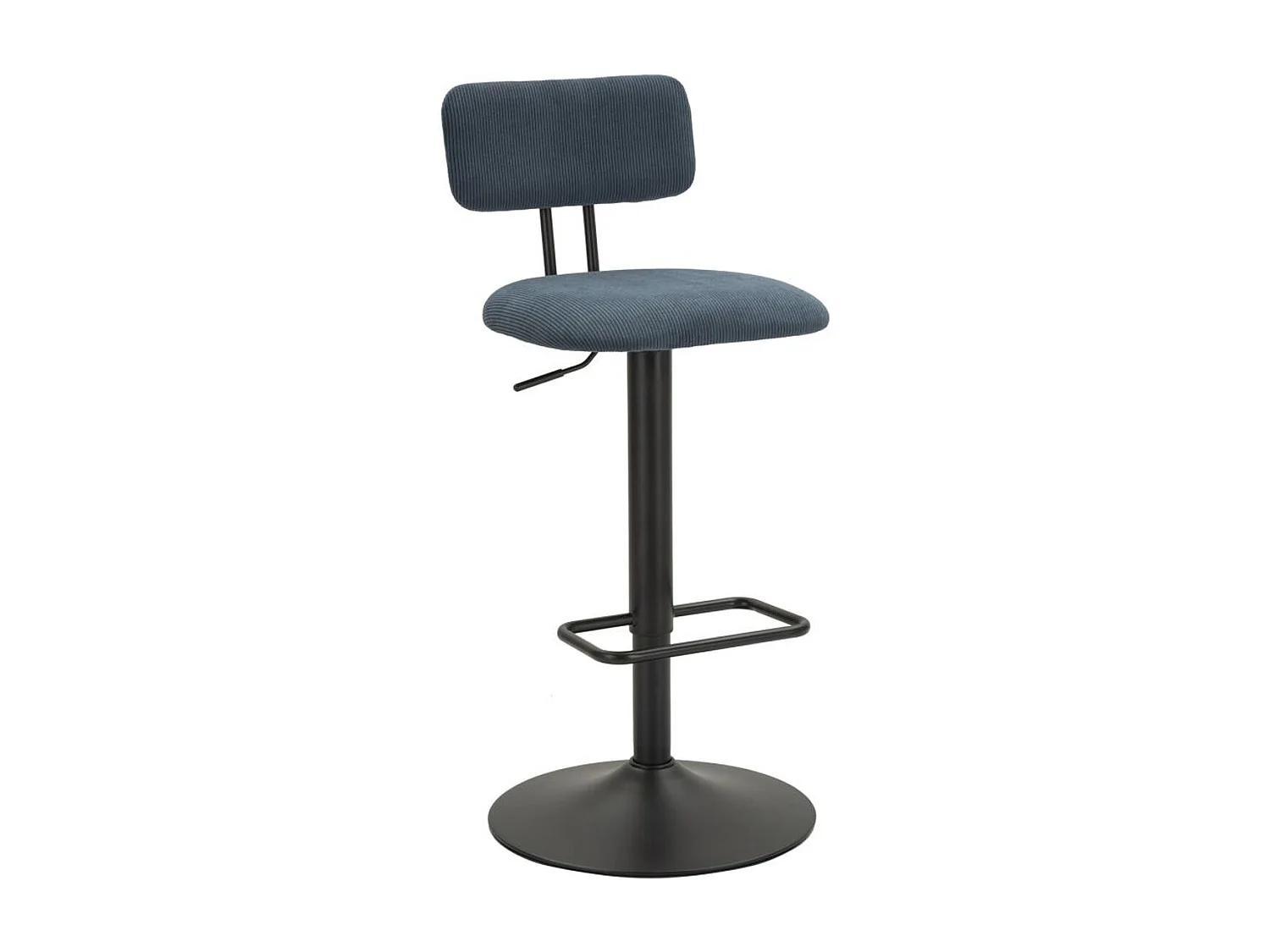 Set mit 2 Hohe Hocker VKH447, Schwarz, 41x47,5x85 cm, Kendra Home