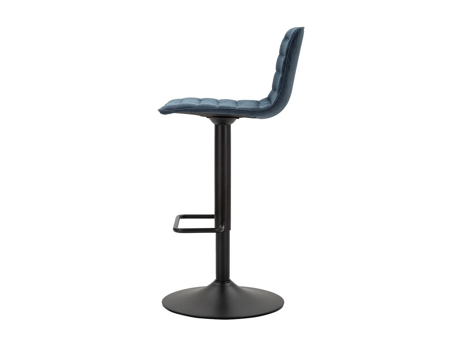 Set van 2 Hoge Krukken VKH445, Zwart, 43x49,5x85,5 cm, Kendra Home