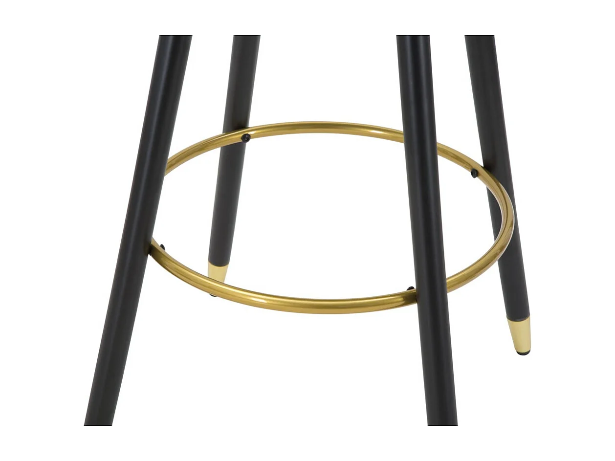 Hoher Hocker VKH430, Schwarz, 55x56x104 cm, Kendra Home