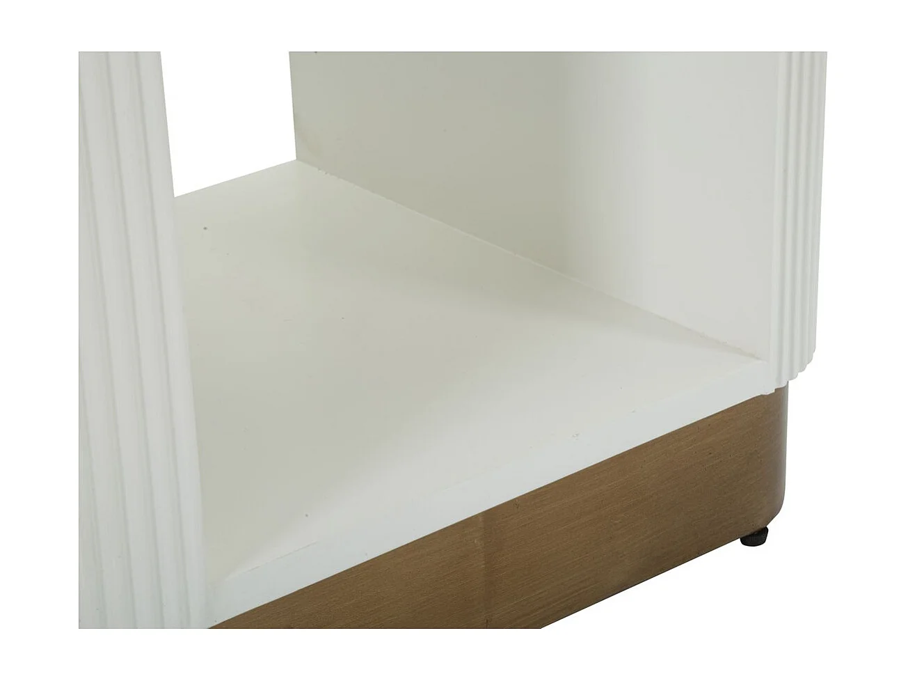 Table de Chevet VKH15, Blanc, 48x40x62 cm, Kendra Home