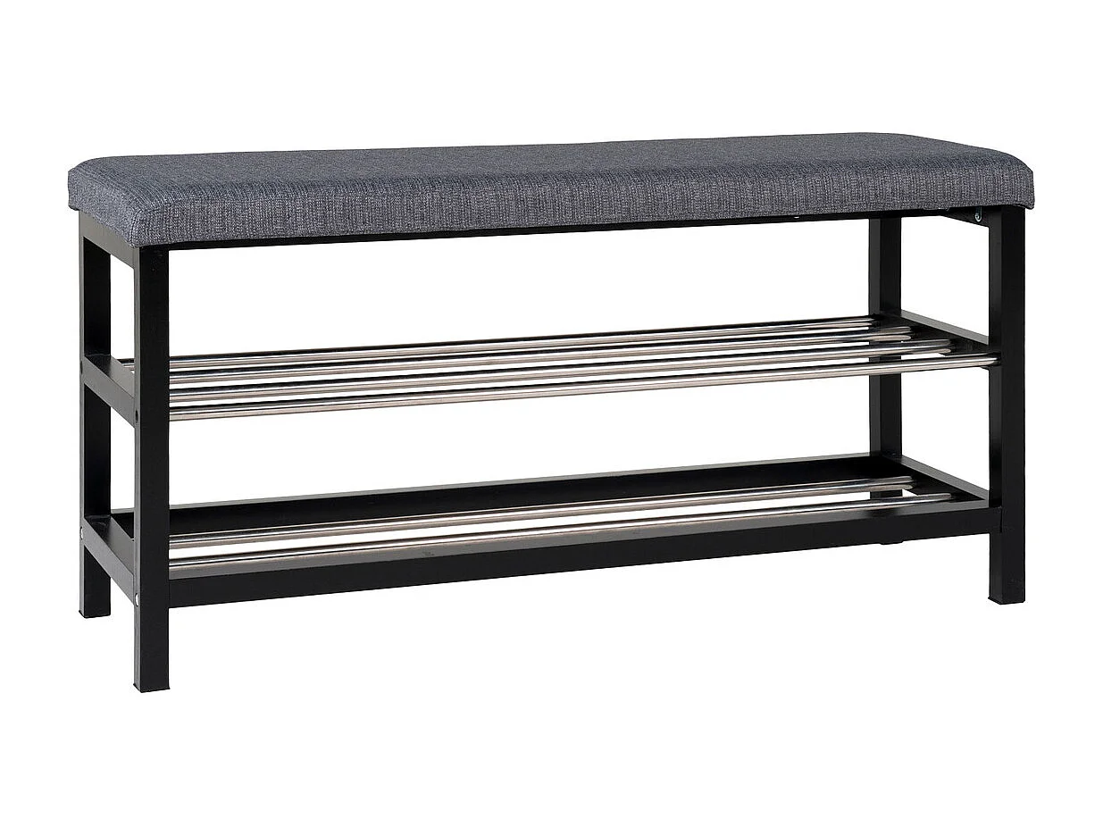 Banco Padova, Cinzento, 34x100x50 cm, Kendra Home