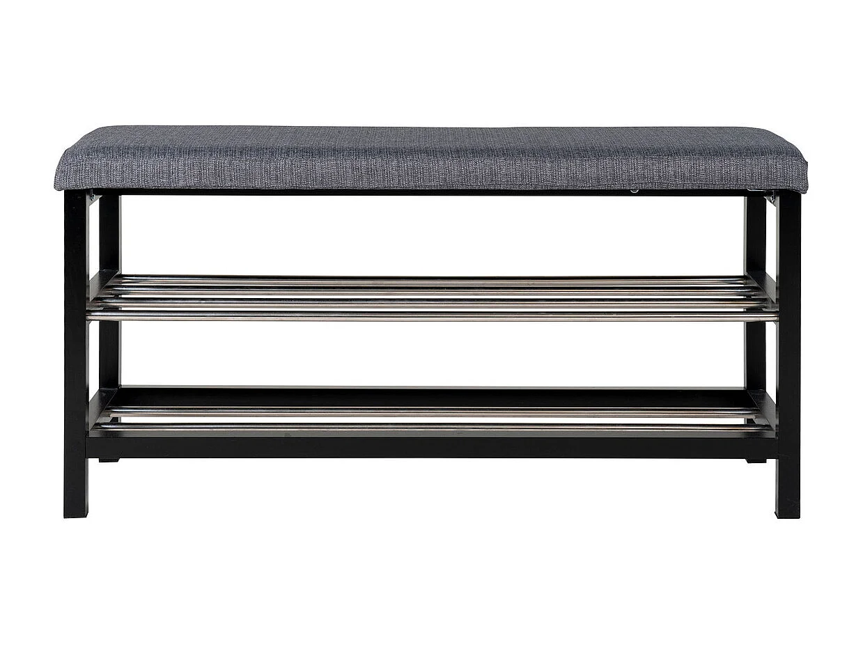 Banco Padova, Cinzento, 34x100x50 cm, Kendra Home