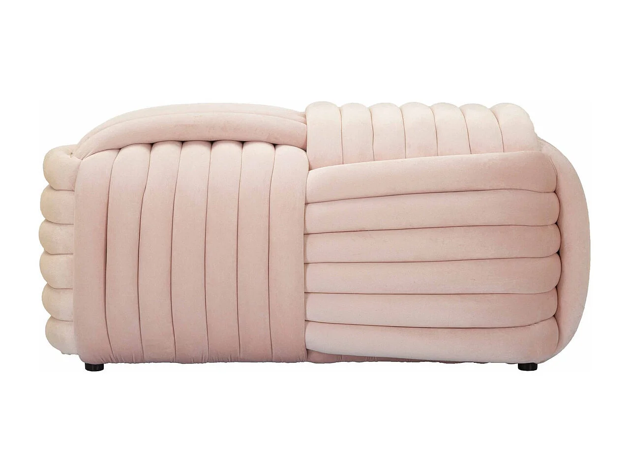 Bank Elleboog 2, Roze, 90x45x45 cm, Kendra Home