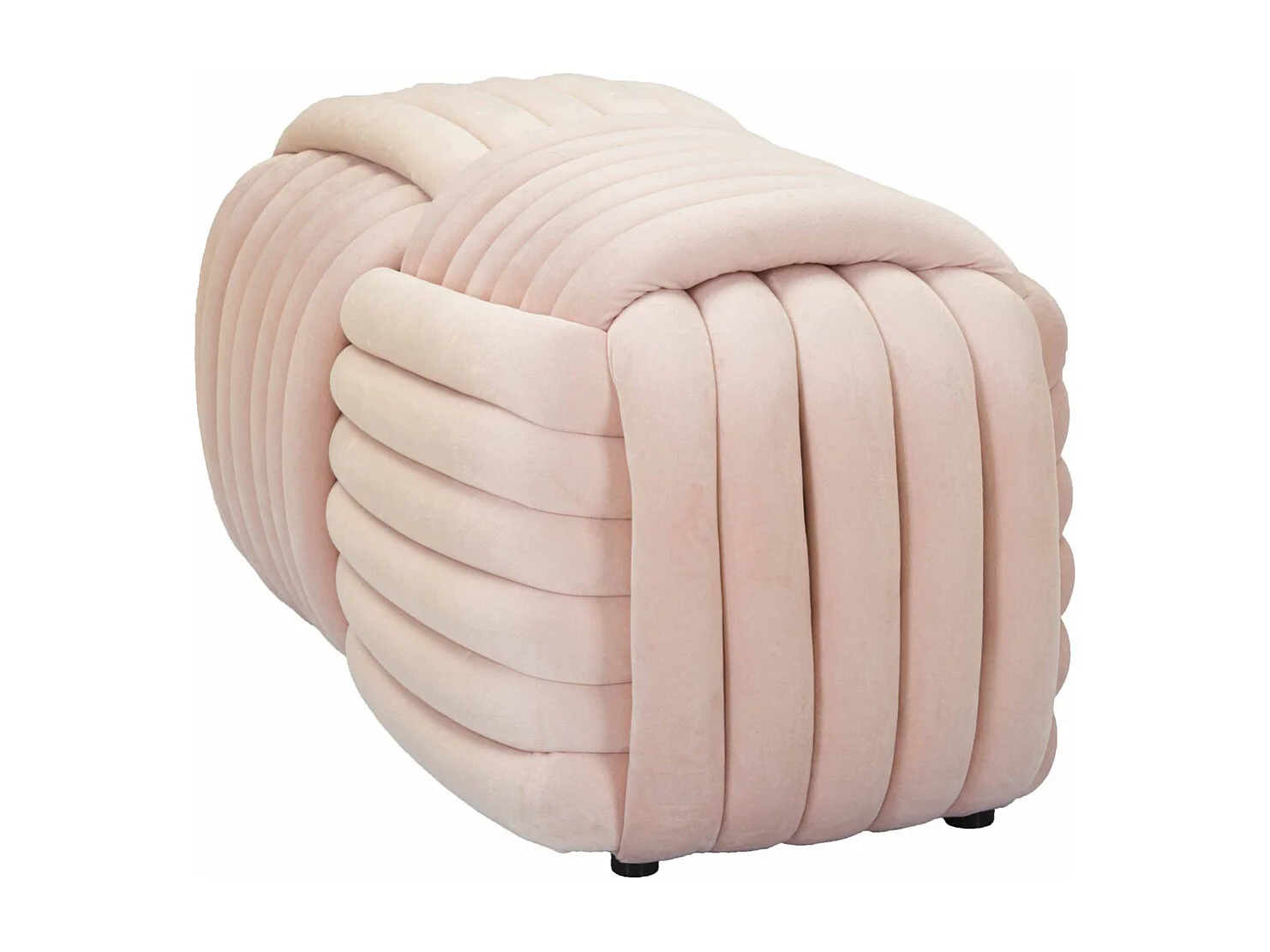 Bank Elleboog 2, Roze, 90x45x45 cm, Kendra Home