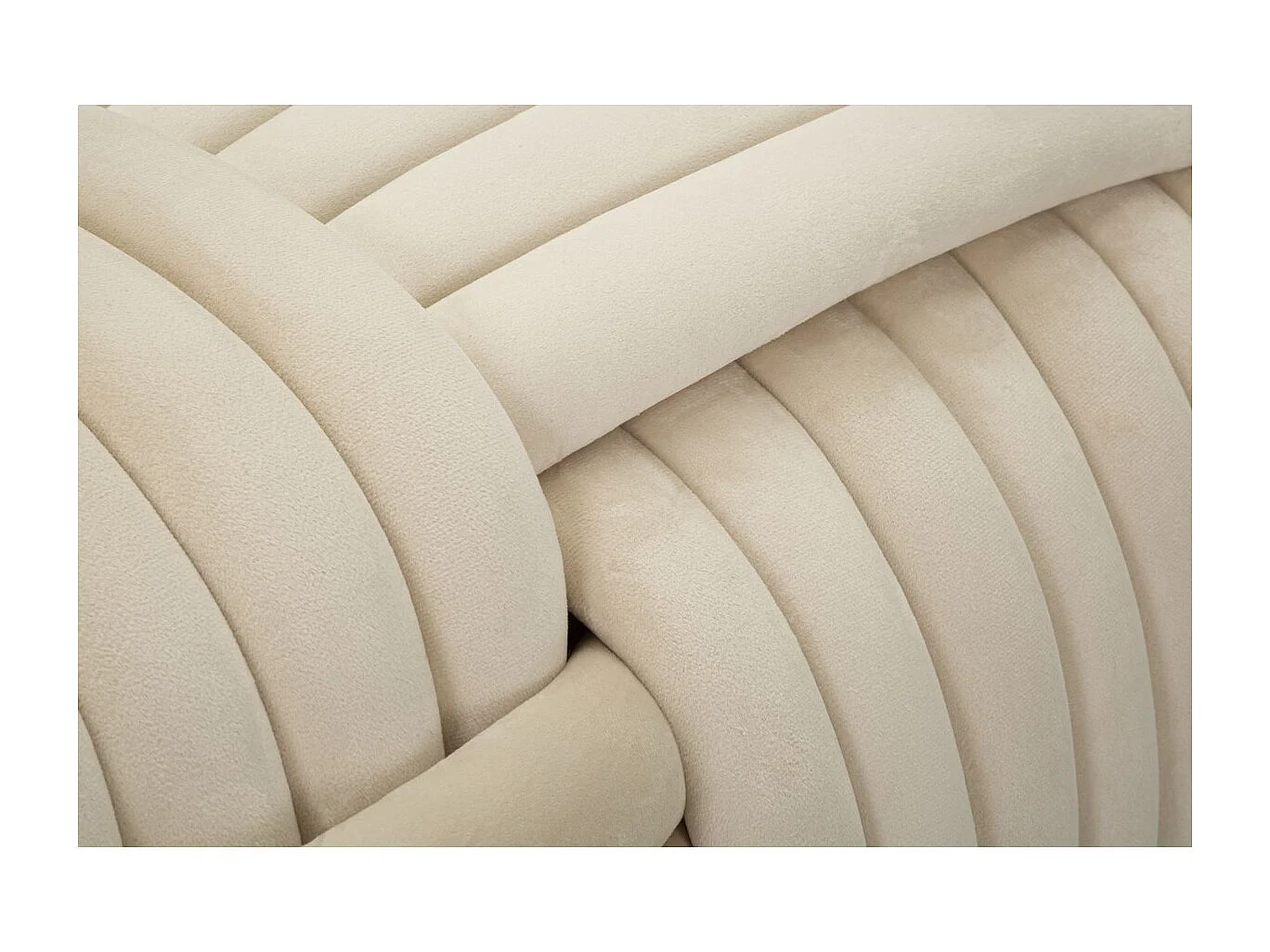 Bank Elleboog 1, Beige, 90x45x45 cm, Kendra Home