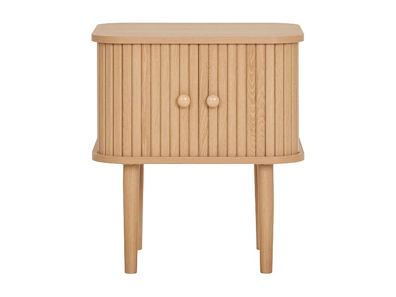 Nachttisch Nikko, Braun, 45x40x50,5 cm, Kendra Home