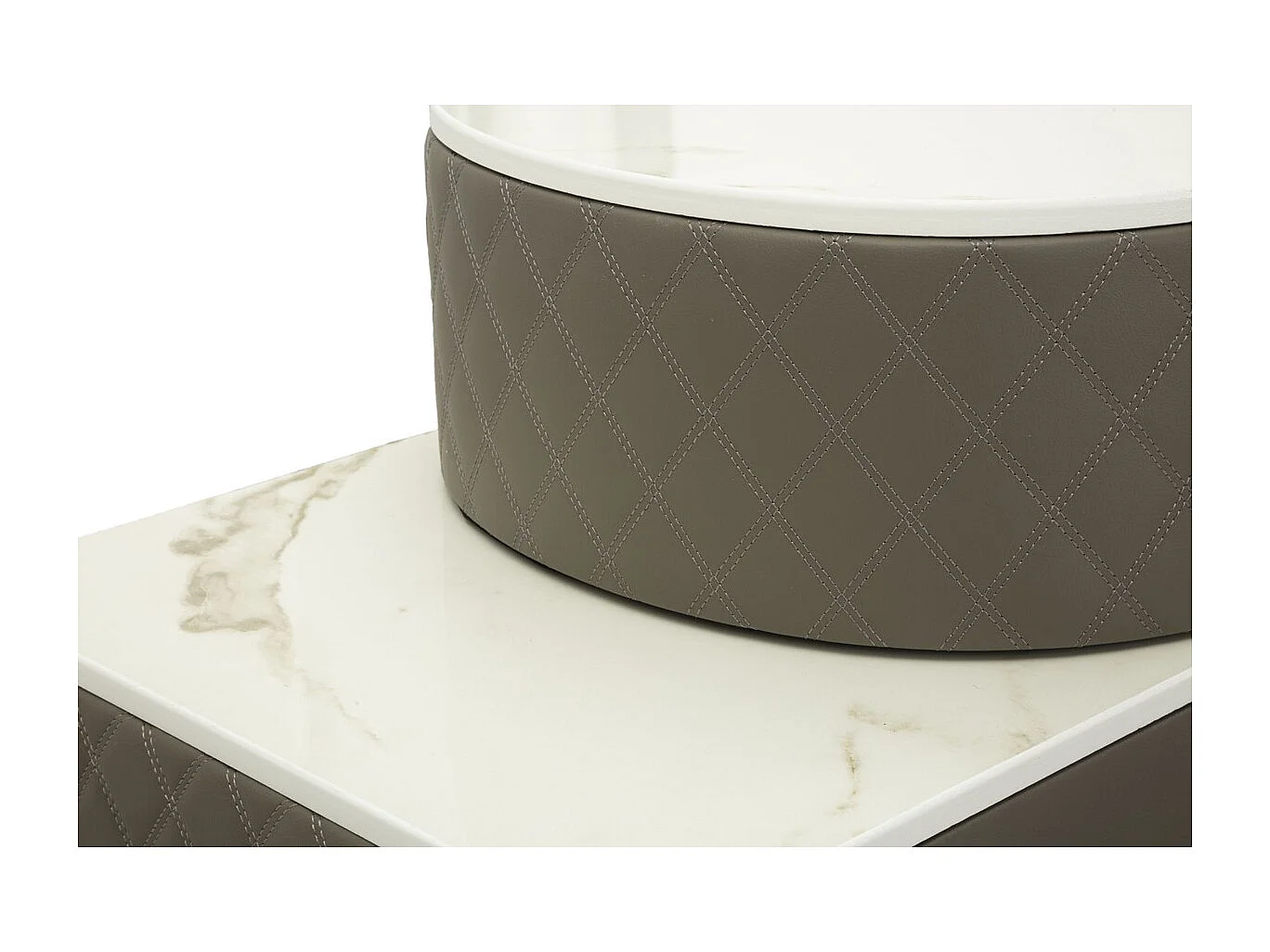 Consola de Maquillaje VKH23, Gris, 120x40x75 cm, Kendra Home