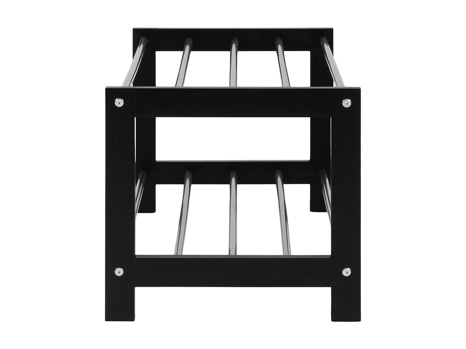 Schoenenrek Padova, Zwart, 78x34x32 cm, Kendra Home