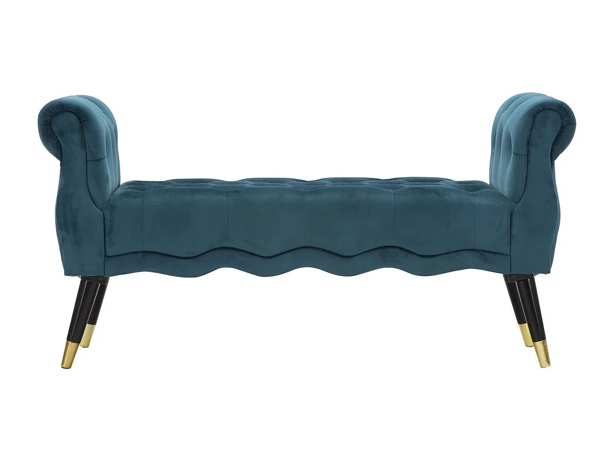 Bank VKH298, Tealgroen, 120x40x60 cm, Kendra Home