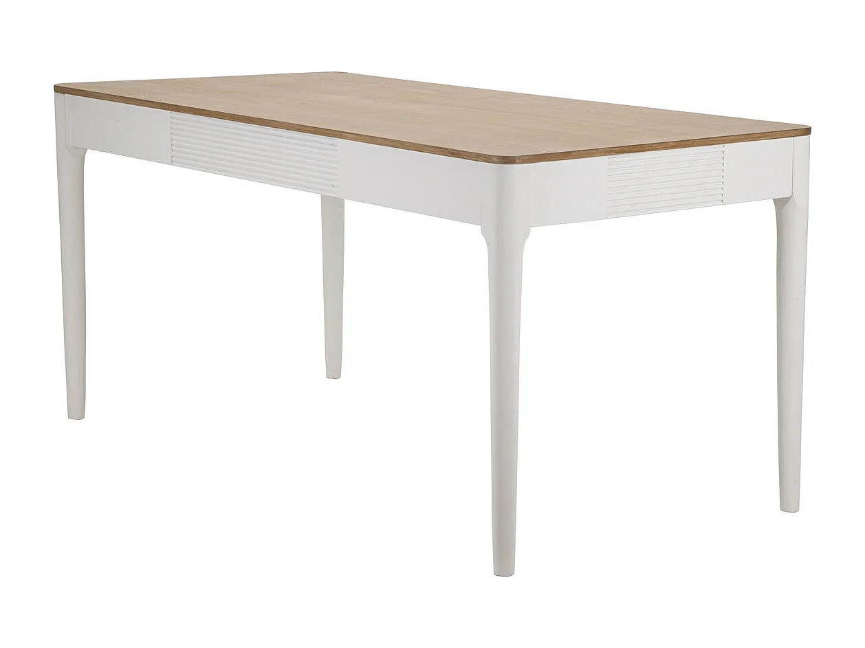 Tisch VKH572, Weiß, 180x60x80 cm, Kendra Home