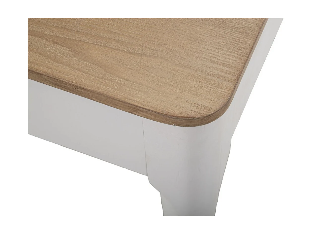 Tisch VKH572, Weiß, 180x60x80 cm, Kendra Home