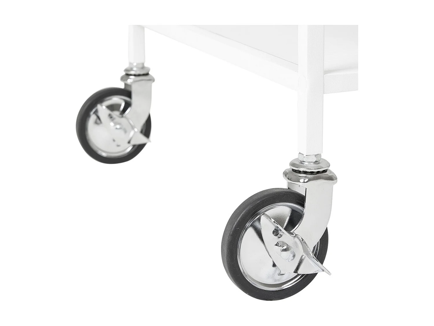 Trolley Vita, Weiß, 68x40x79 cm, Kendra Home