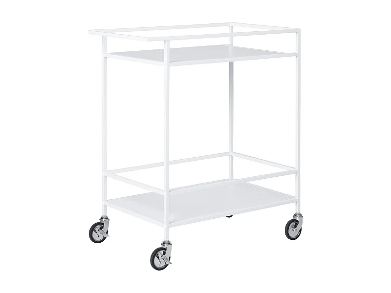 Trolley Vita, Weiß, 68x40x79 cm, Kendra Home