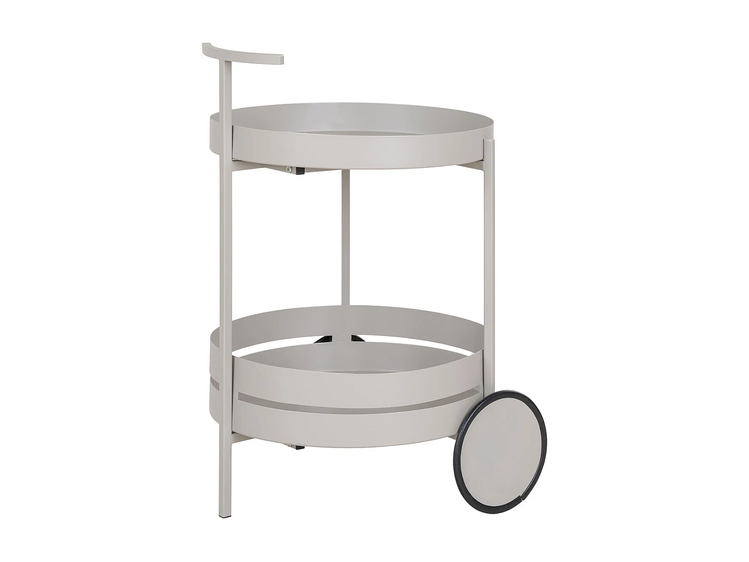 Trolley Beja, Grau, 42x40x61 cm, Kendra Home