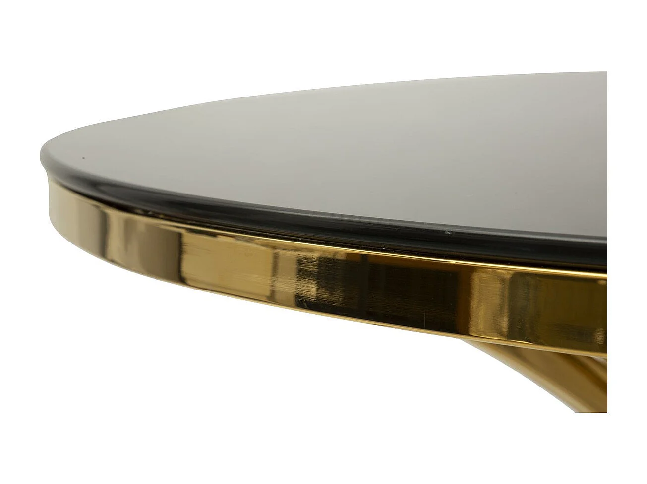 Mesa VKH877, Oro, 100x100x80 cm, Kendra Home