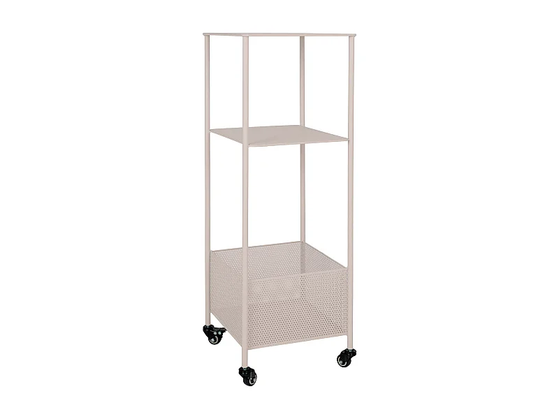 Trolley Torres, Beige, 35x35x100 cm, Kendra Home