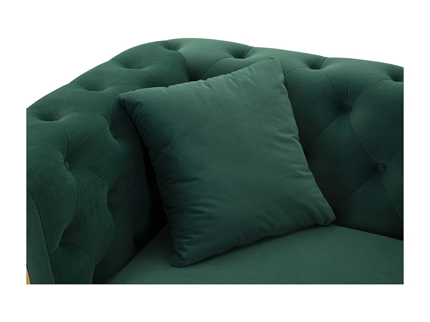 Sofa VKH39, Groen, 162x83x76 cm, Kendra Home