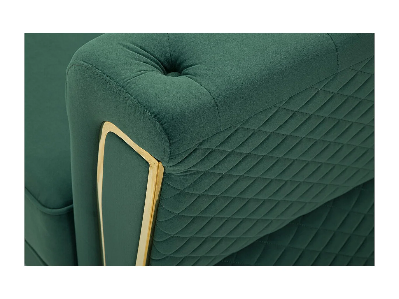 Sofa VKH39, Groen, 162x83x76 cm, Kendra Home