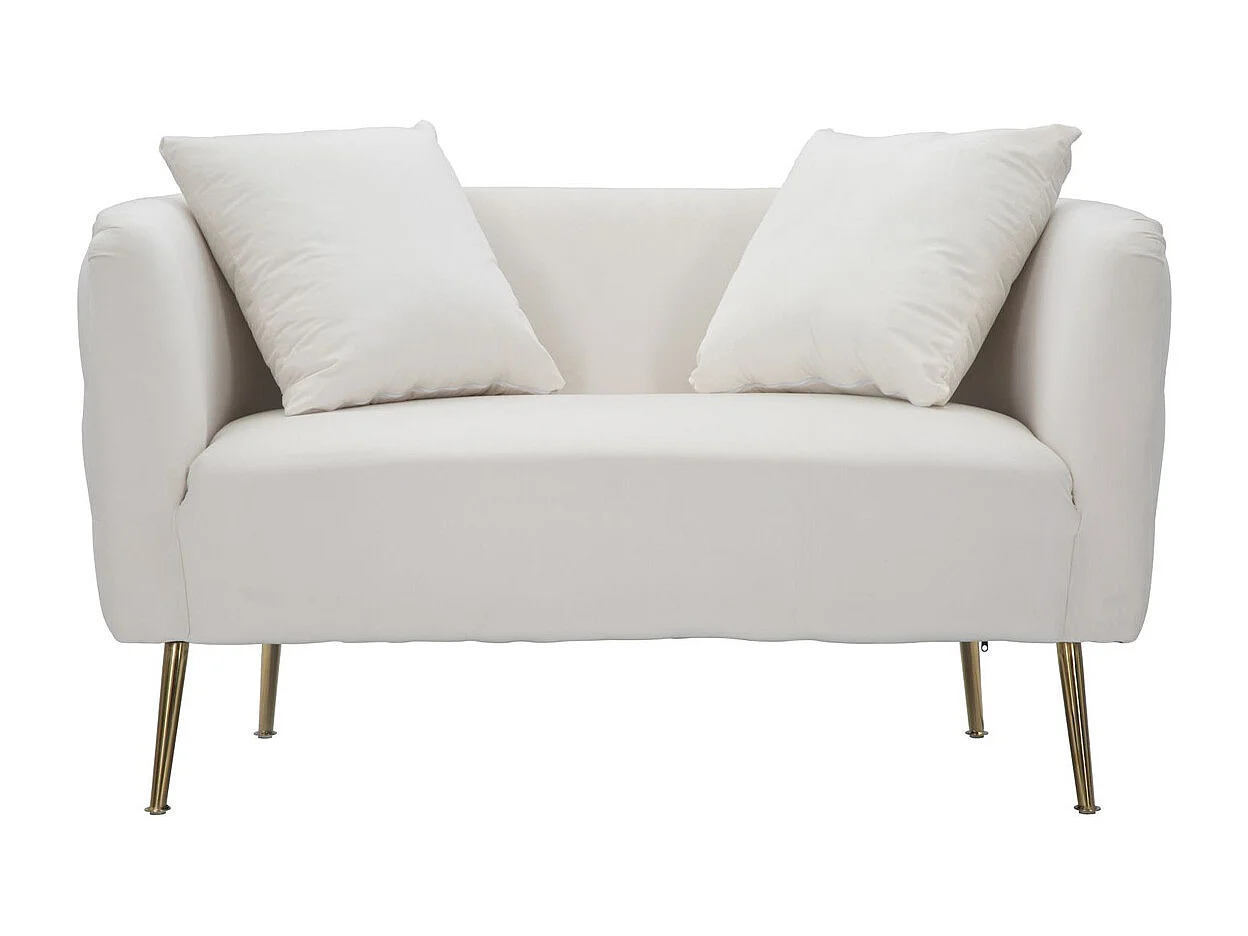 Sofa VKH35, Beige, 127x74x71 cm, Kendra Home
