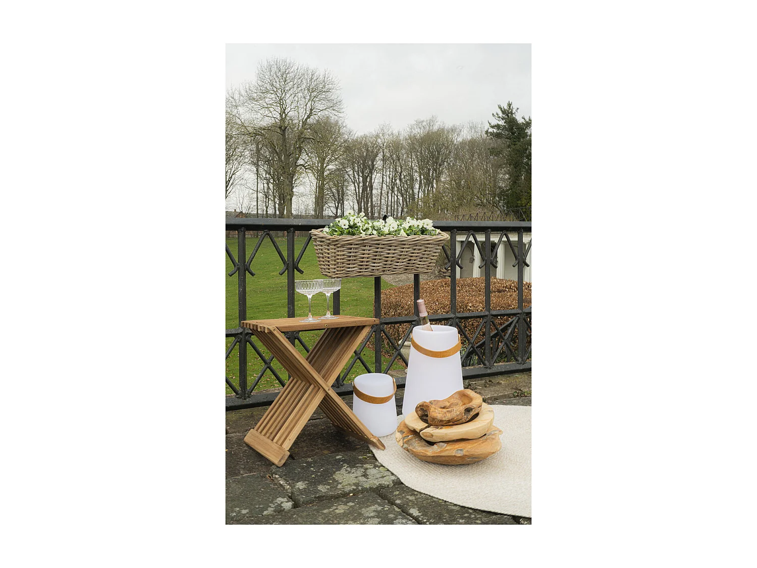 Tabouret Bas Erto, Marron, 35x40x45 cm, Kendra Home