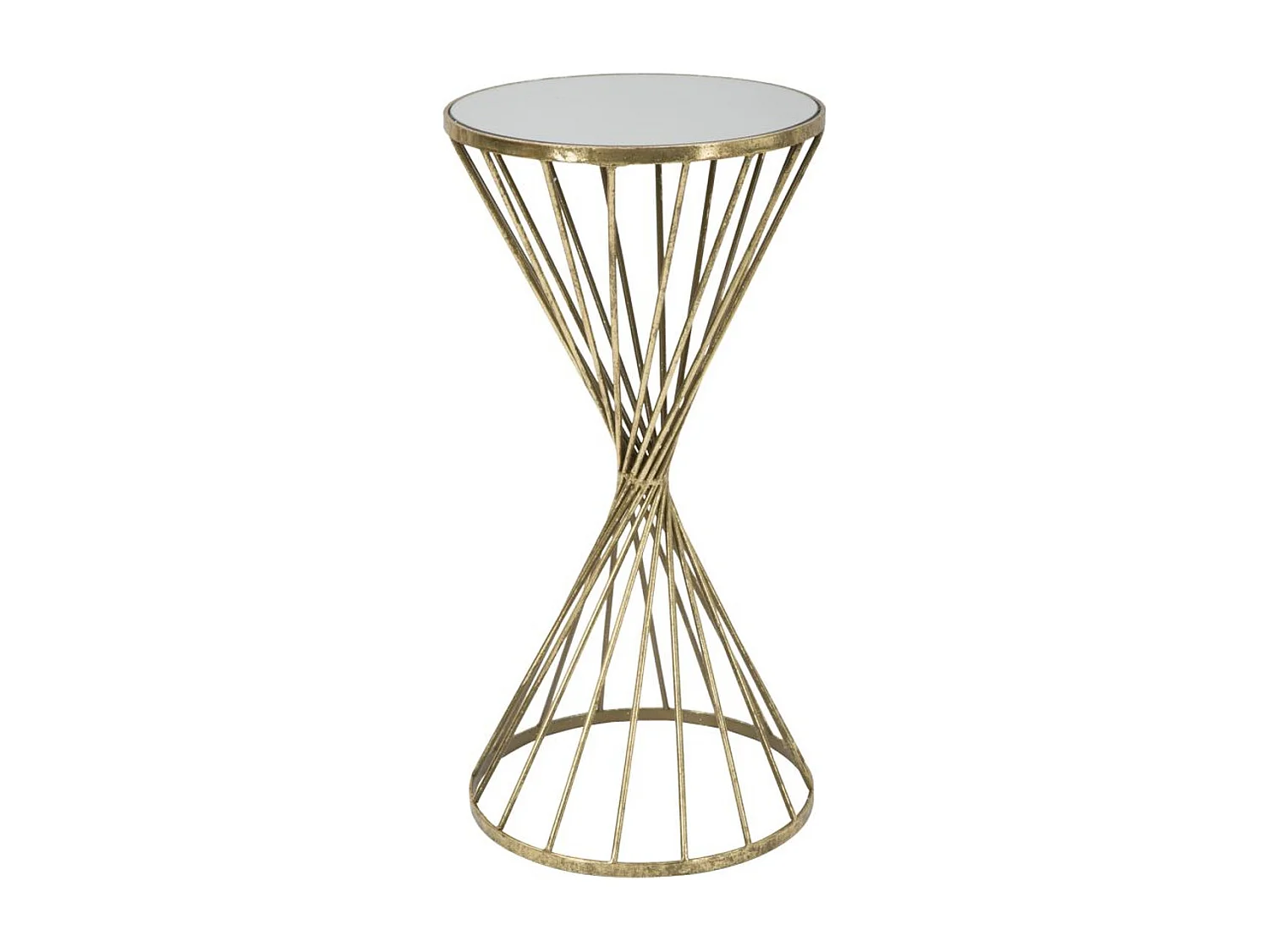 Mesa VKH591, Oro, 35x35x70 cm, Kendra Home