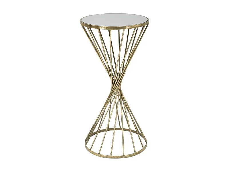 Mesa VKH591, Oro, 35x35x70 cm, Kendra Home