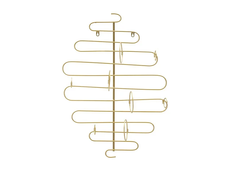 Flaschenhalter VKH326, Gold, 53x13x72 cm, Kendra Home