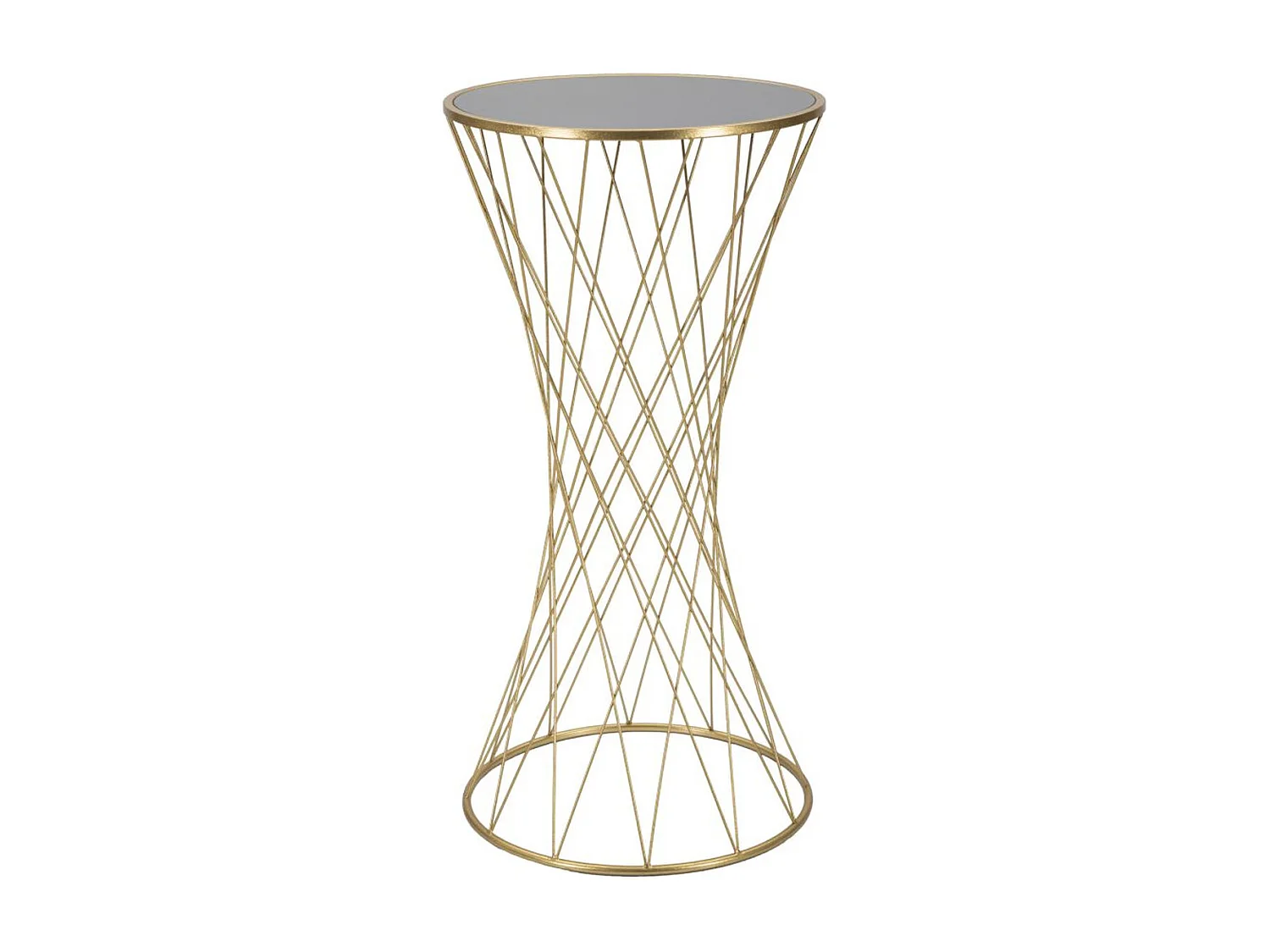 Mesa VKH586, Oro, 50x50x100 cm, Kendra Home