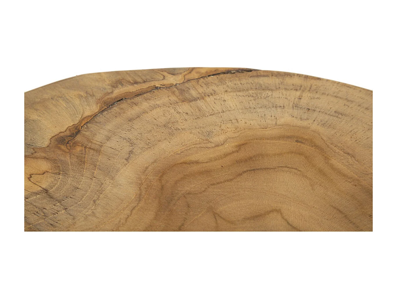 Tabouret Bas Natura 12, Marron, 35x35x45 cm, Kendra Home