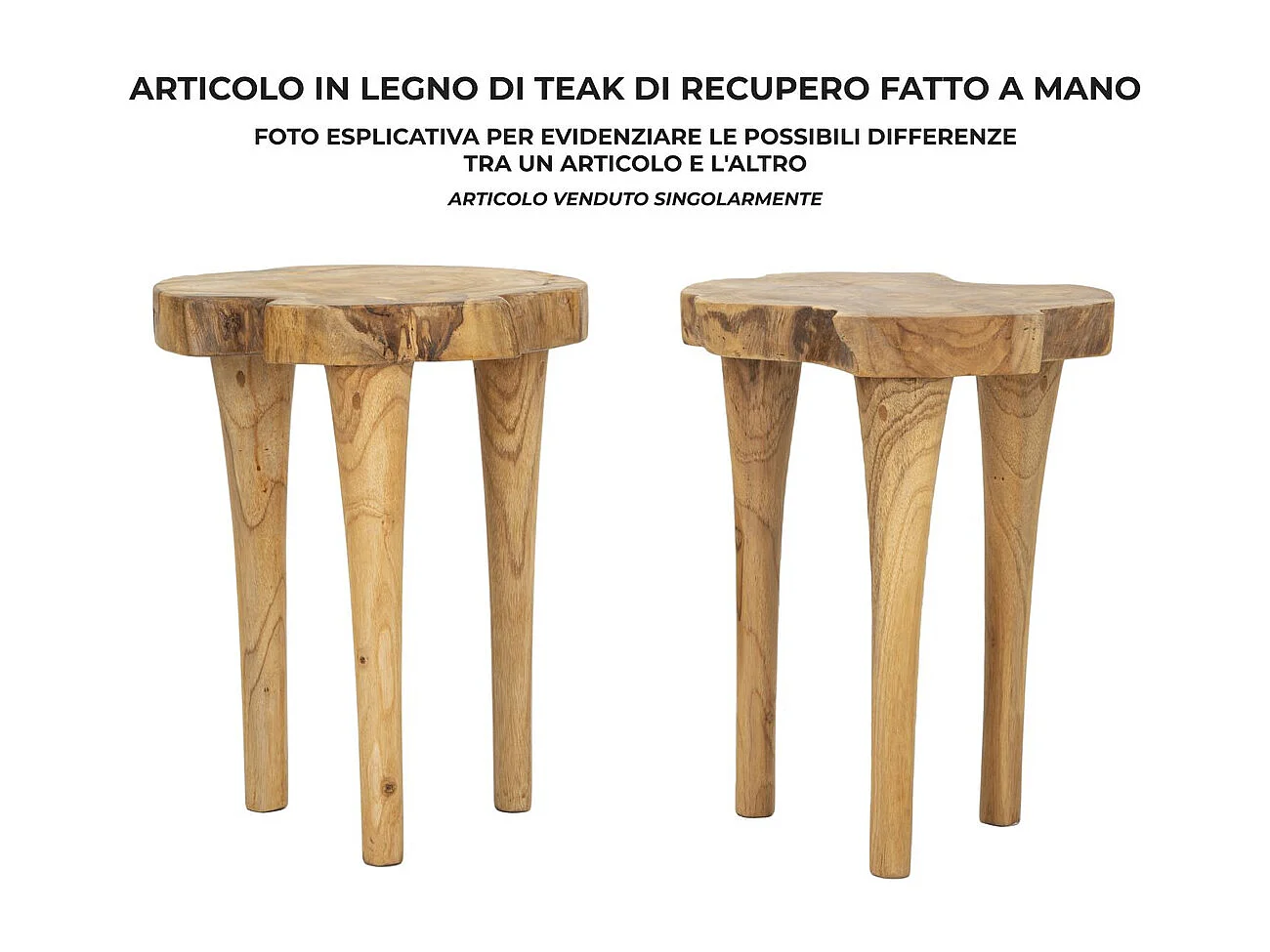 Tabouret Bas Natura 12, Marron, 35x35x45 cm, Kendra Home