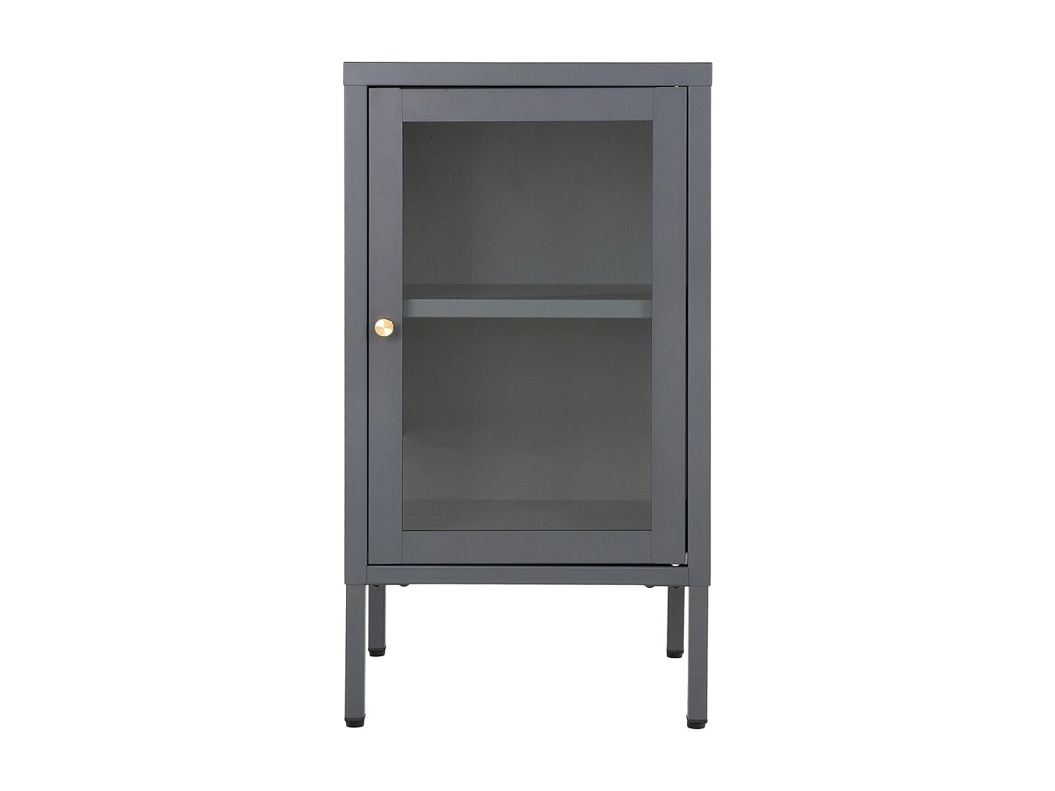 Schaukasten Dalby, Grau, 35x38x70 cm, Kendra Home