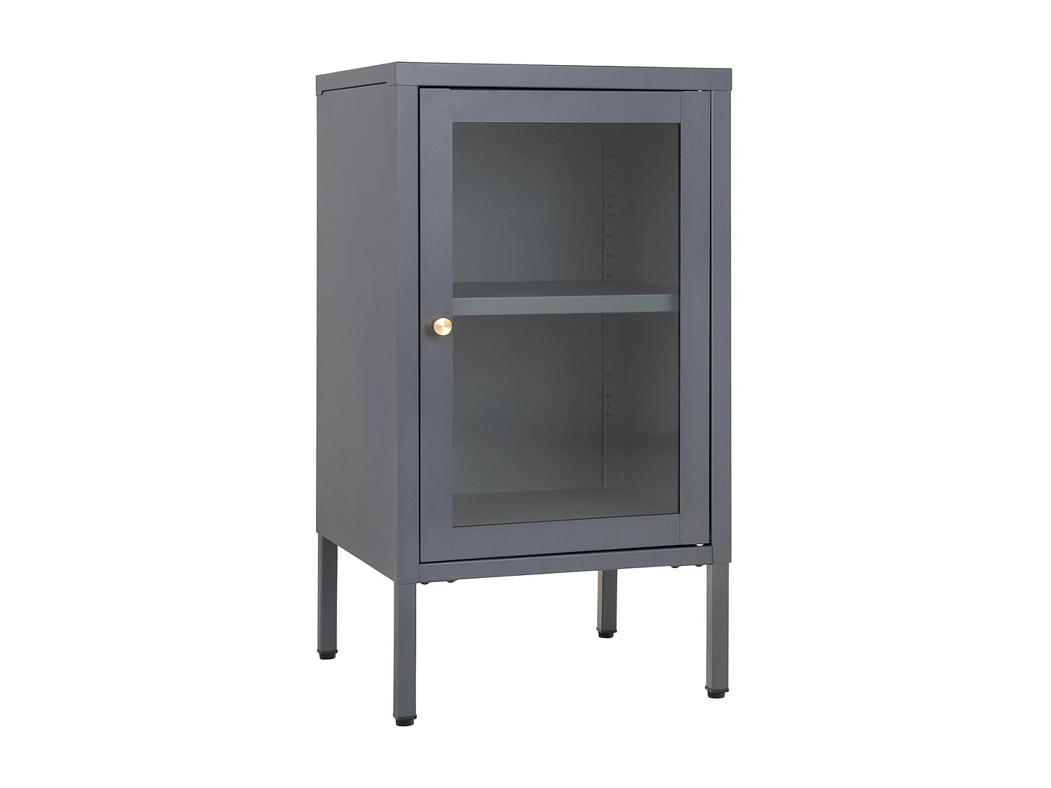 Schaukasten Dalby, Grau, 35x38x70 cm, Kendra Home