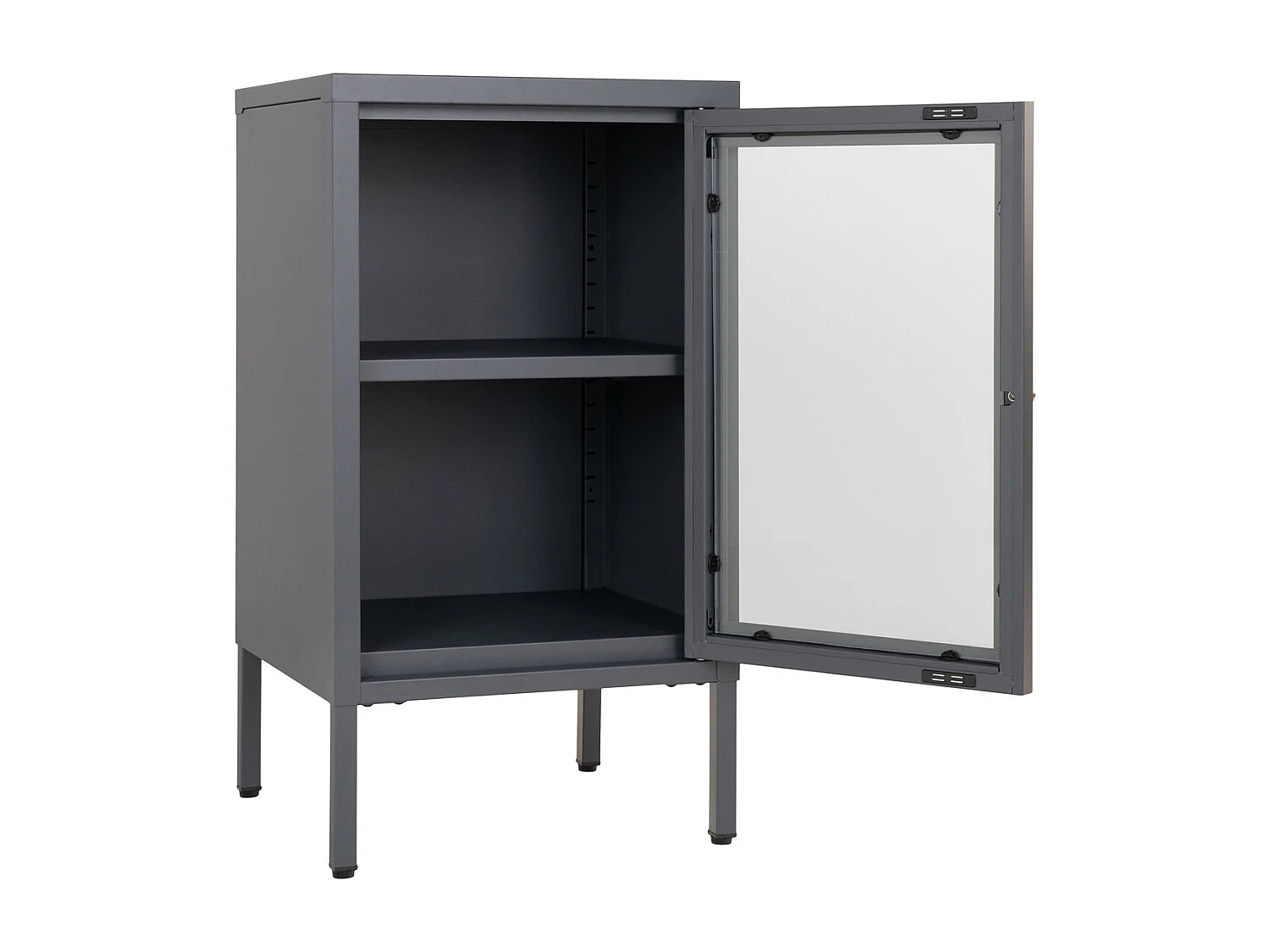 Schaukasten Dalby, Grau, 35x38x70 cm, Kendra Home