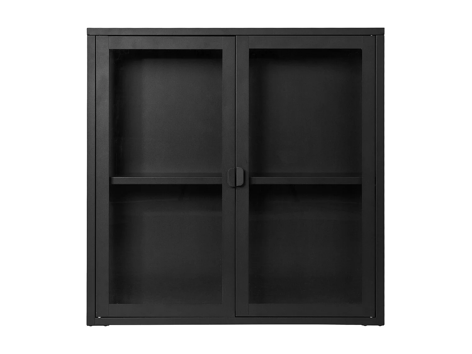 Wisząca Gablota Brisbane, Czarny, 18x80x80 cm, Kendra Home