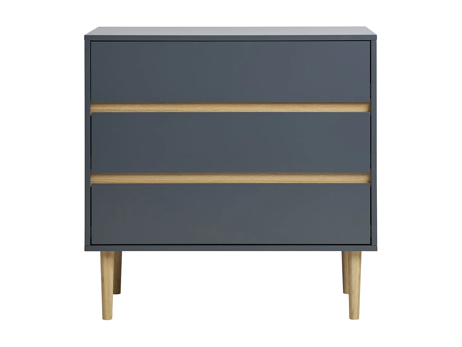 Ladekast Bisley, Grijs, 40x80x80 cm, Kendra Home