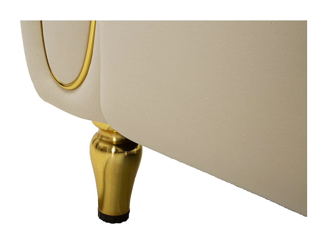 Sofa VKH40, Beige, 81x155x71 cm, Kendra Home