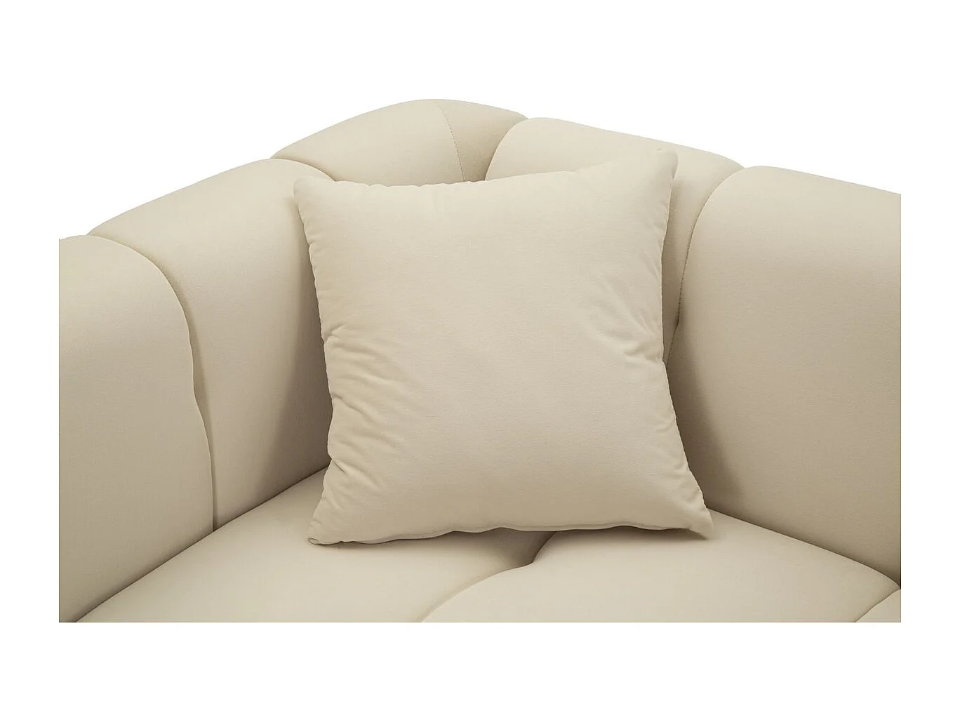 Sofa VKH40, Beige, 81x155x71 cm, Kendra Home