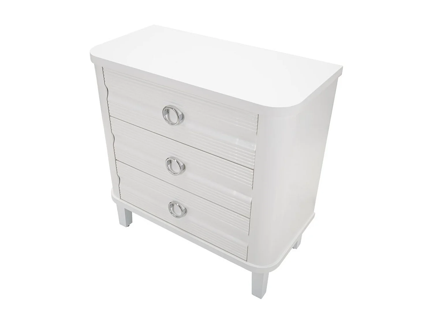 Cómoda VKH7, Branco, 81x40x84 cm, Kendra Home