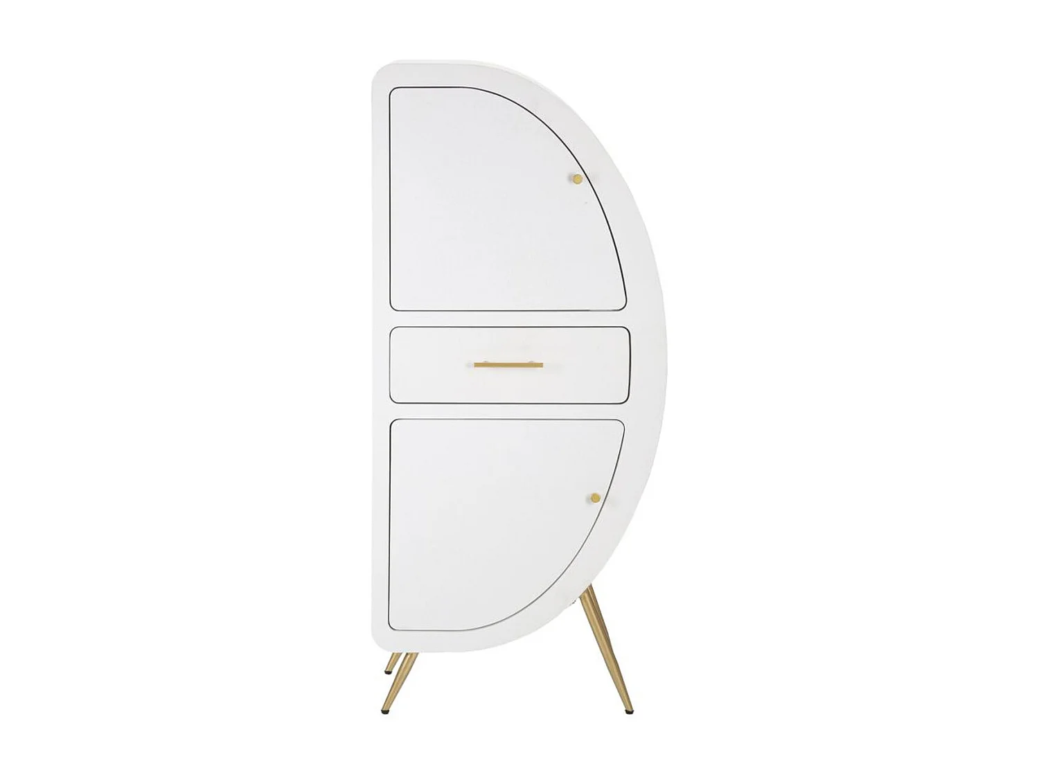 Buffet VKH29, Blanc, 60x32x133 cm, Kendra Home