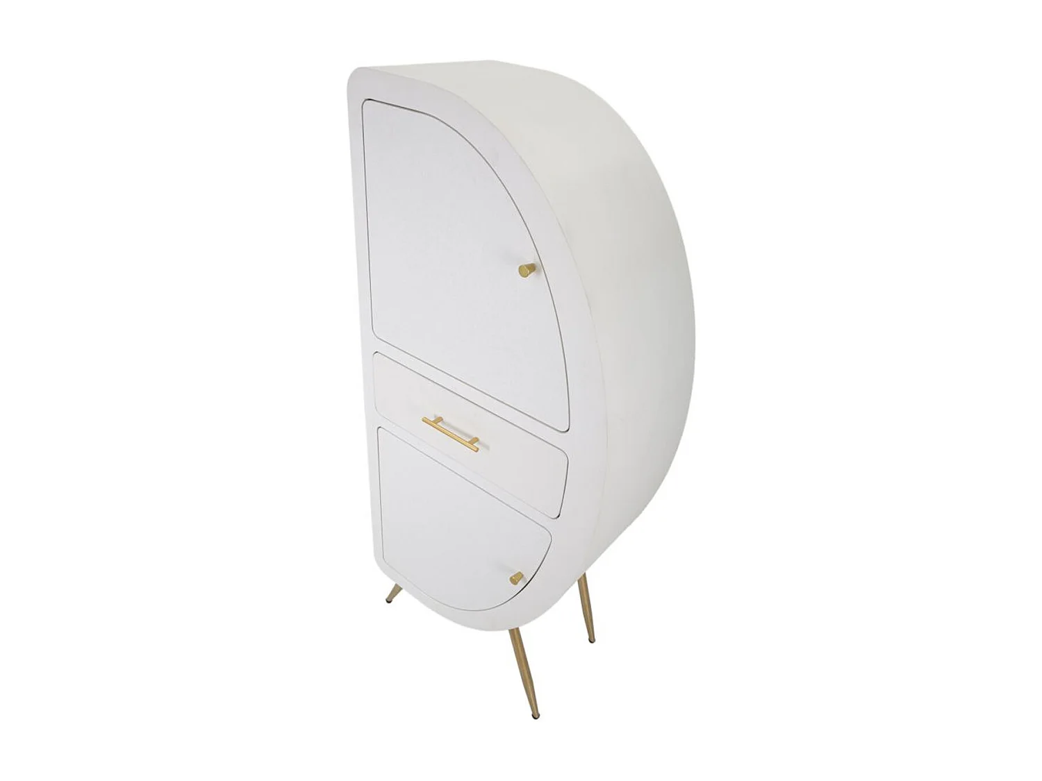 Buffet VKH29, Blanc, 60x32x133 cm, Kendra Home