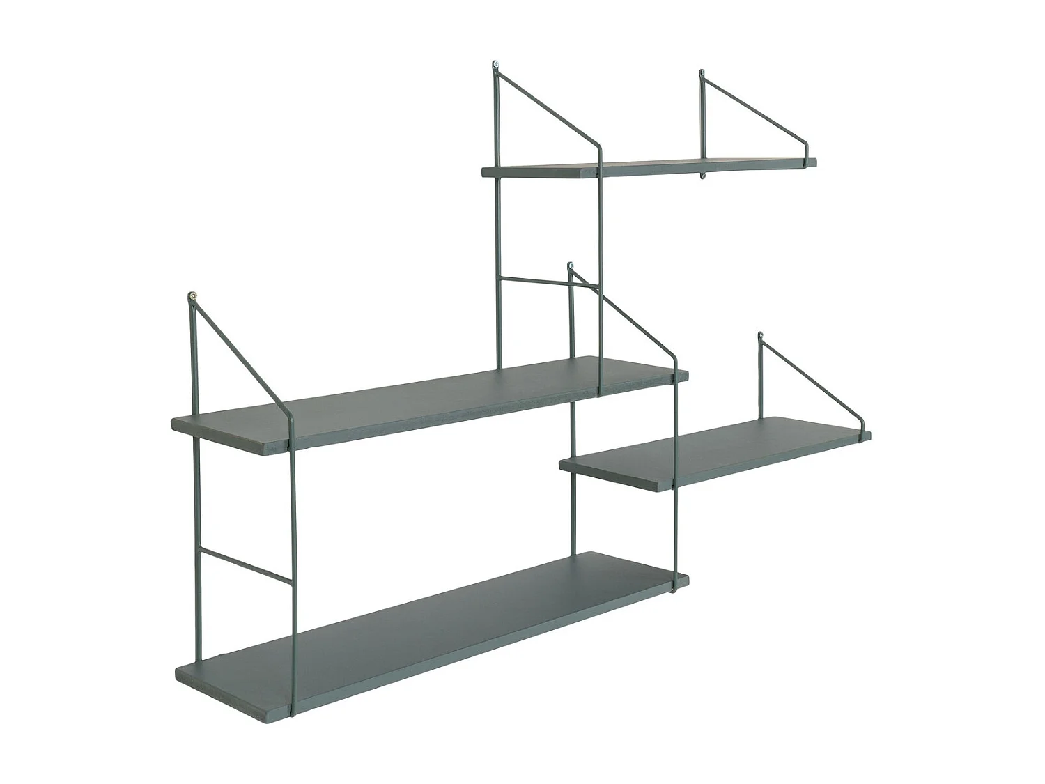 Plank Harlem, Groen, 17,5x99x62 cm, Kendra Home