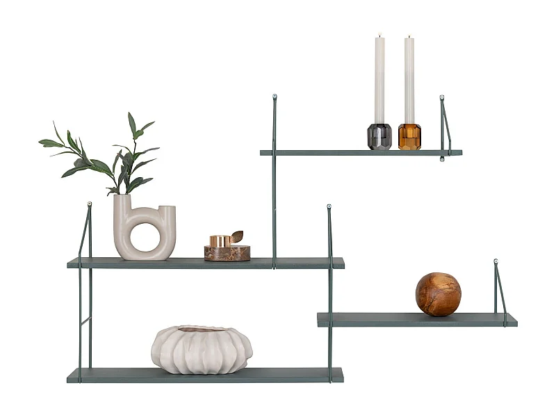 Plank Harlem, Groen, 17,5x99x62 cm, Kendra Home