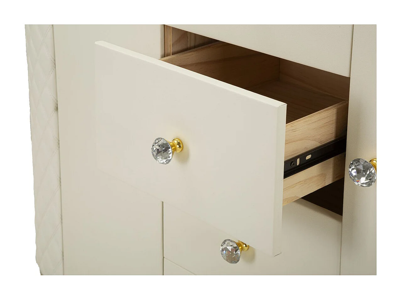 Buffet VKH25, Blanc, 120x40x85 cm, Kendra Home