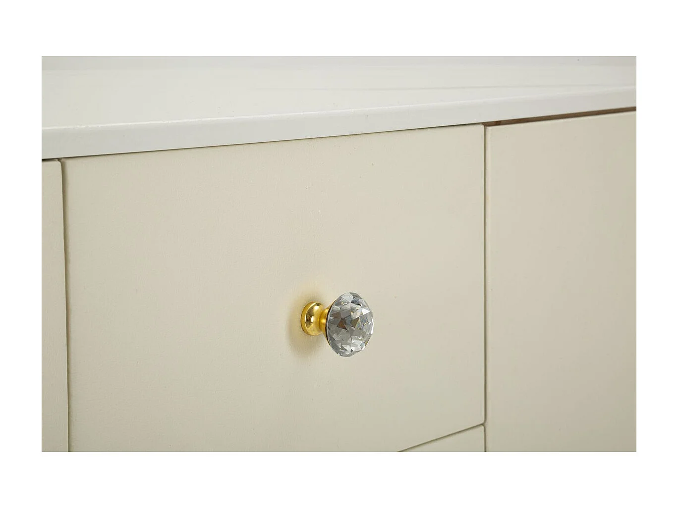 Buffet VKH25, Blanc, 120x40x85 cm, Kendra Home