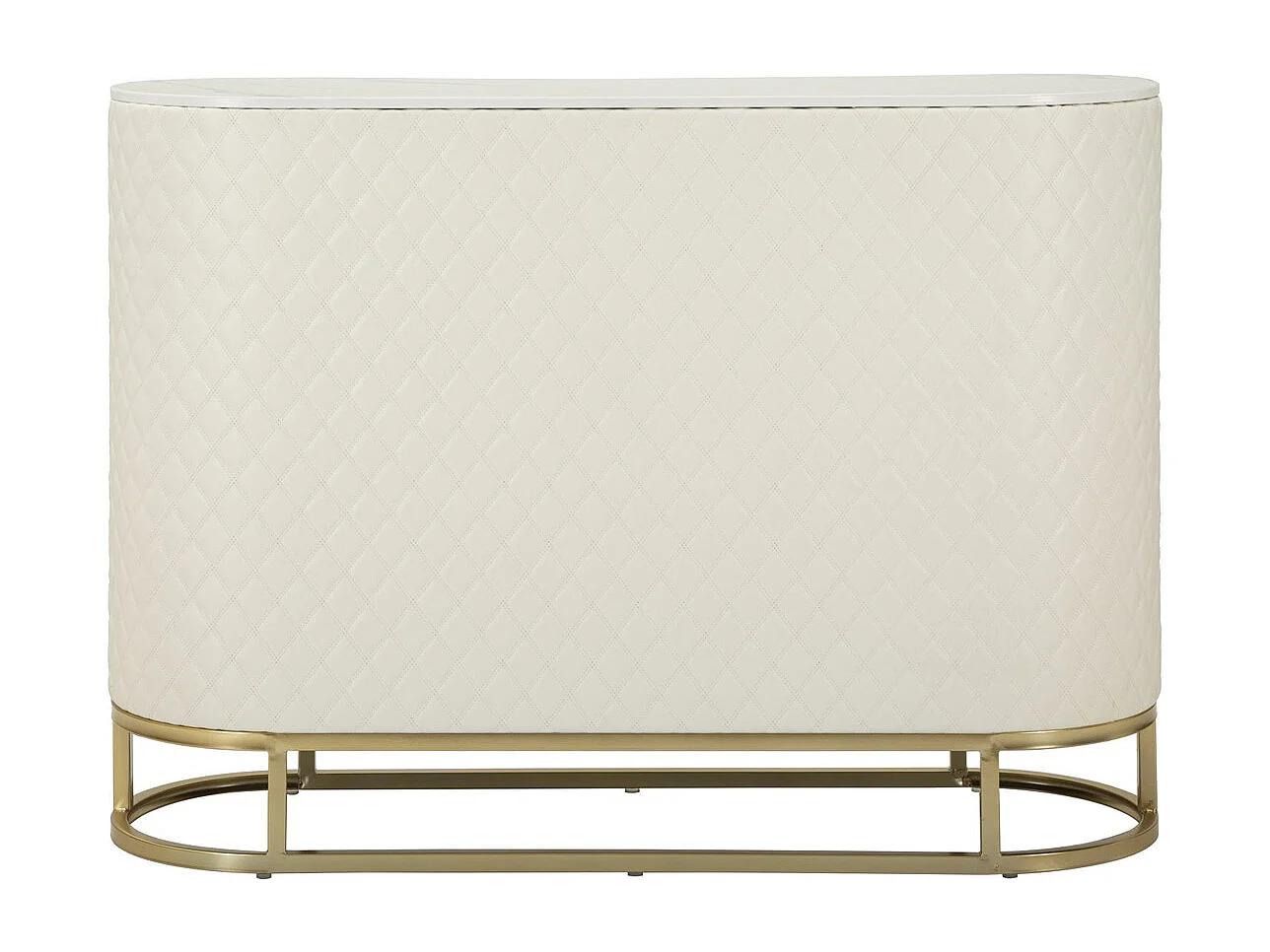 Buffet VKH25, Blanc, 120x40x85 cm, Kendra Home